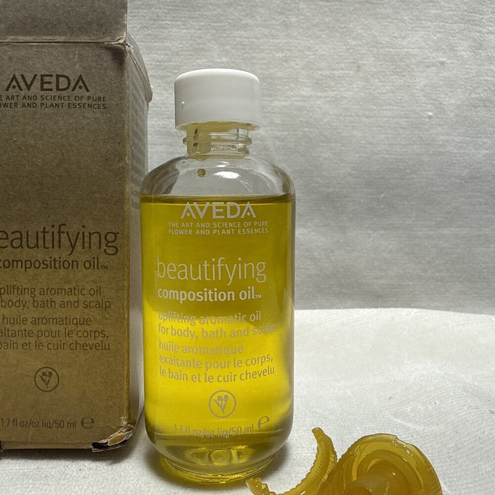 AVEDA Beautifying Composition Oil for Body, Bath, & Scalp 1.7 oz/ 50 ML READ - Picture 2 of 4
